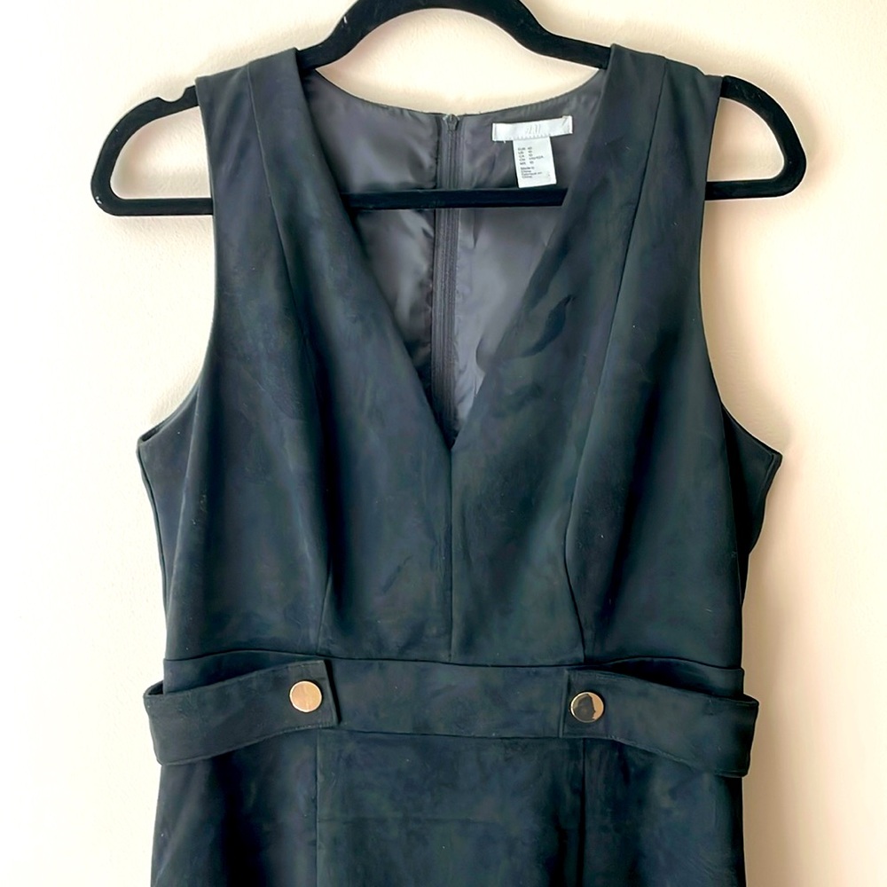 H&M Black Suede Dress